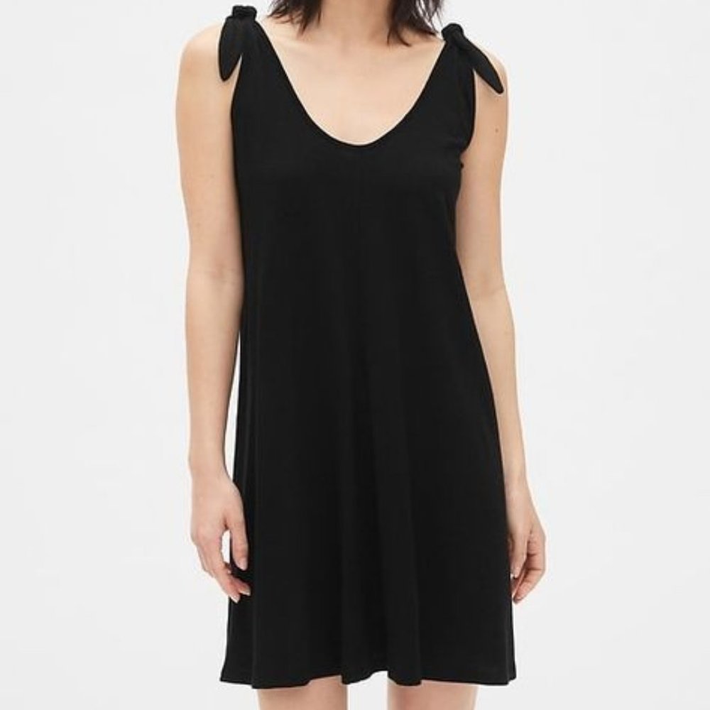 GAP V Neck Tie Shoulder Dress